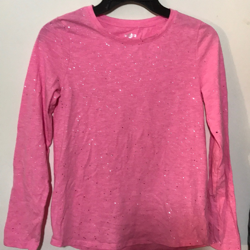 Sparkly, Pink Long Sleeve Shirt